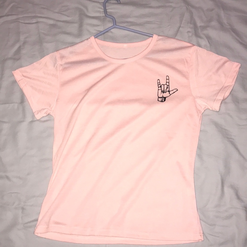 Pink tee